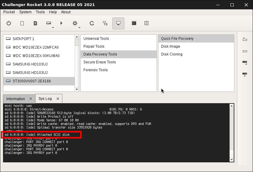 connecting usb to Rocket procedure